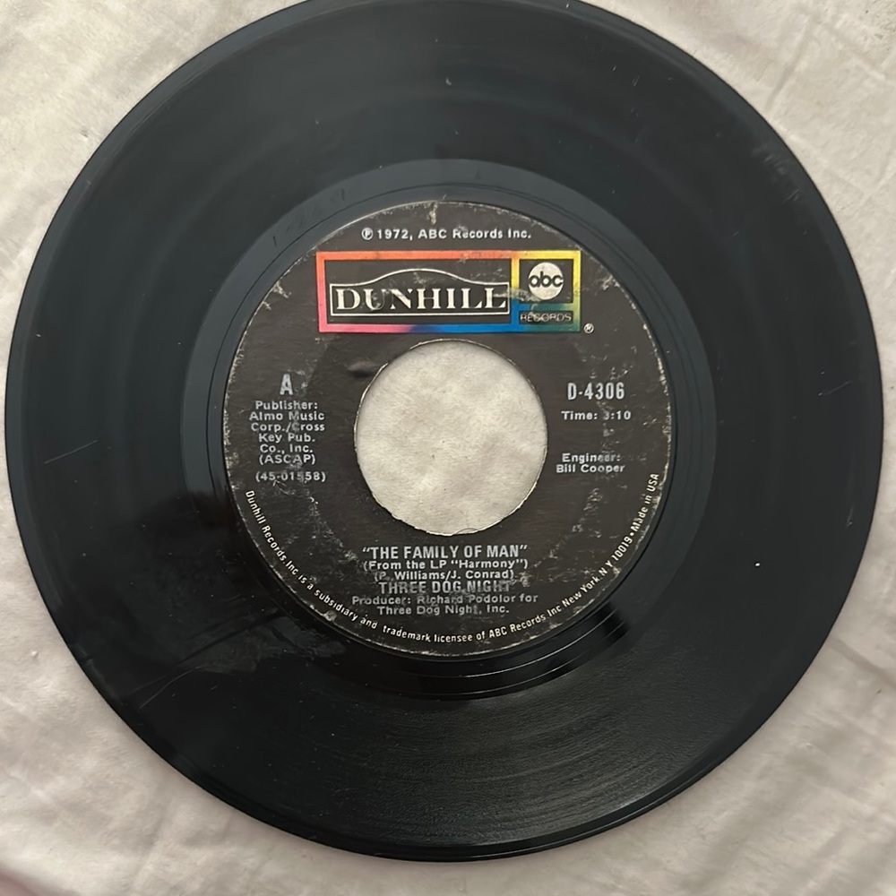 Dunhill Vinyl Record - Black